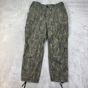 Smokey Branch Cargo Pants Mens 34x30 Regular Camo Vintage USA‎ 80s Tiger Stripe